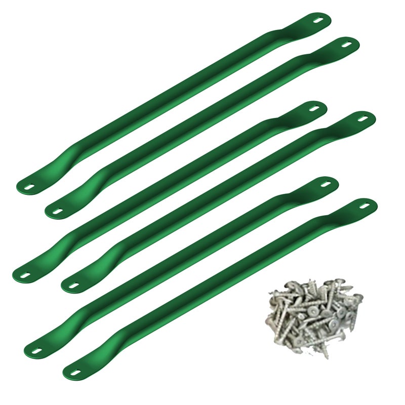 Swing-N-Slide WS 4564 Metal Monkey Bars with Six 21.5"" Metal Rungs with Hardware, Green - Image 1
